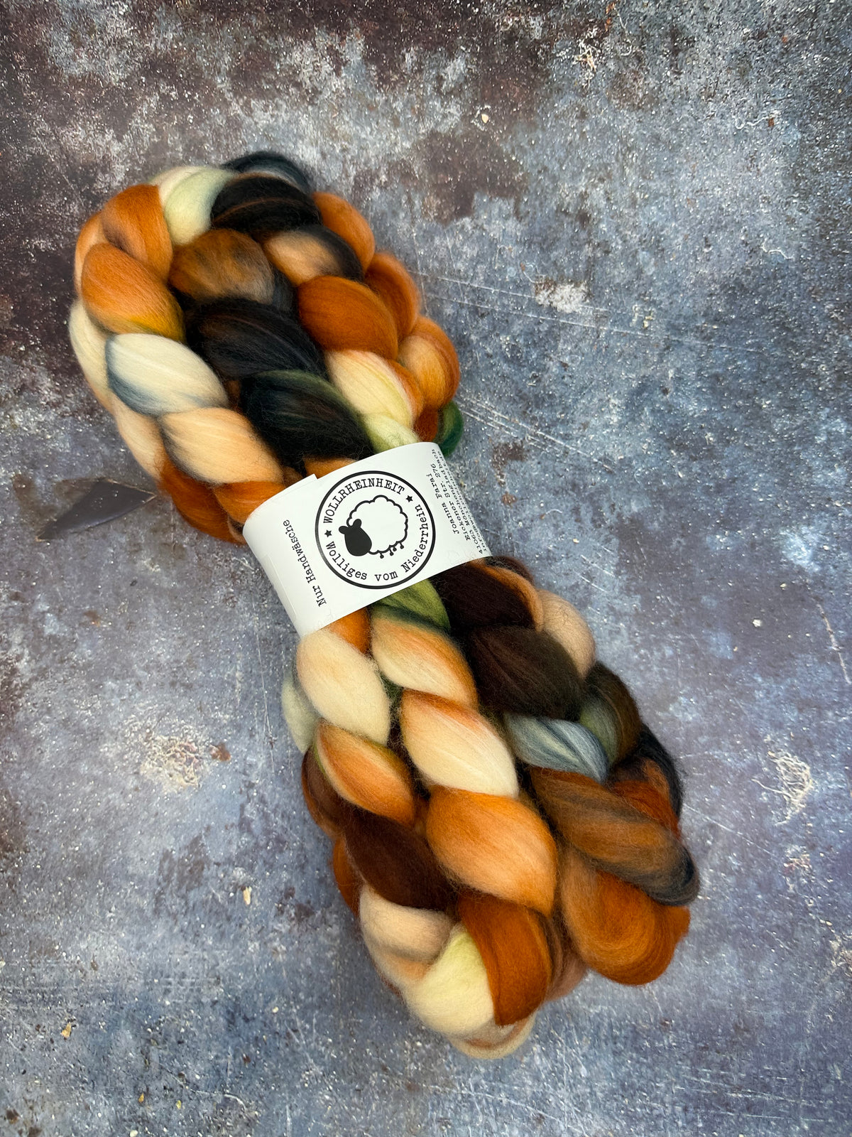 Merino Nylon Kammzug für weiche Sockenwolle No. 07