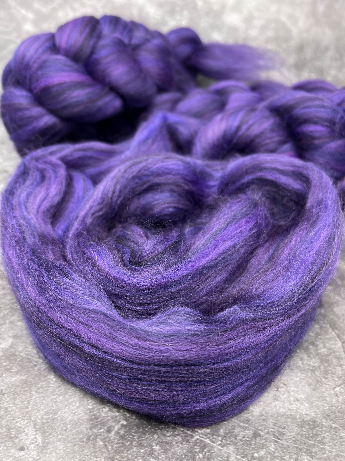 Merino Blend 19 PURPLE EMPEROR BUTTERFLY