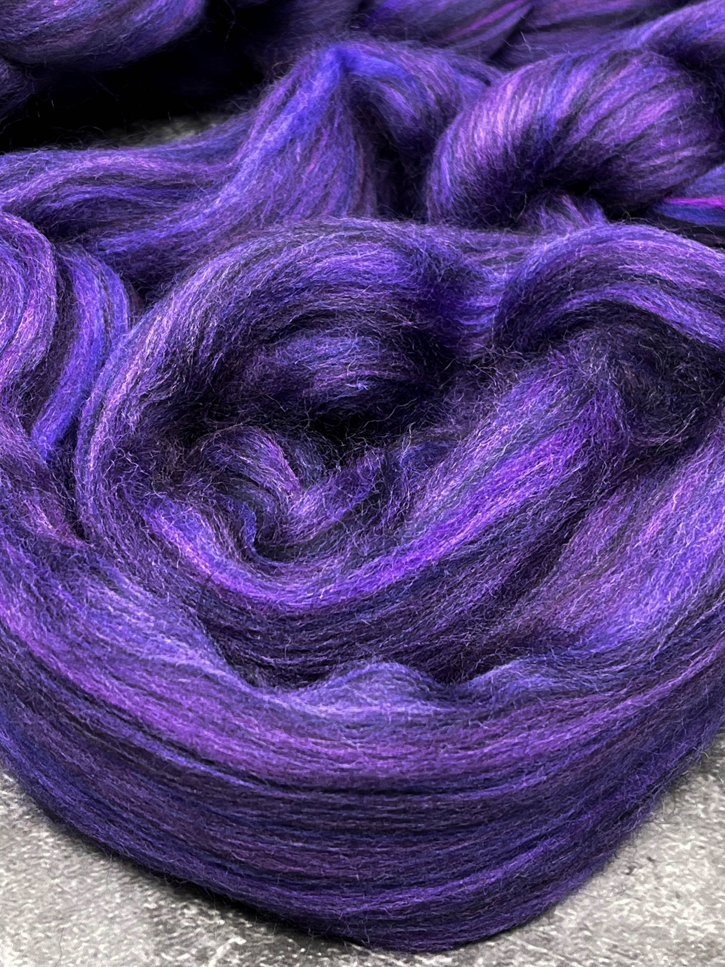 Merino Blend 19 PURPLE EMPEROR BUTTERFLY