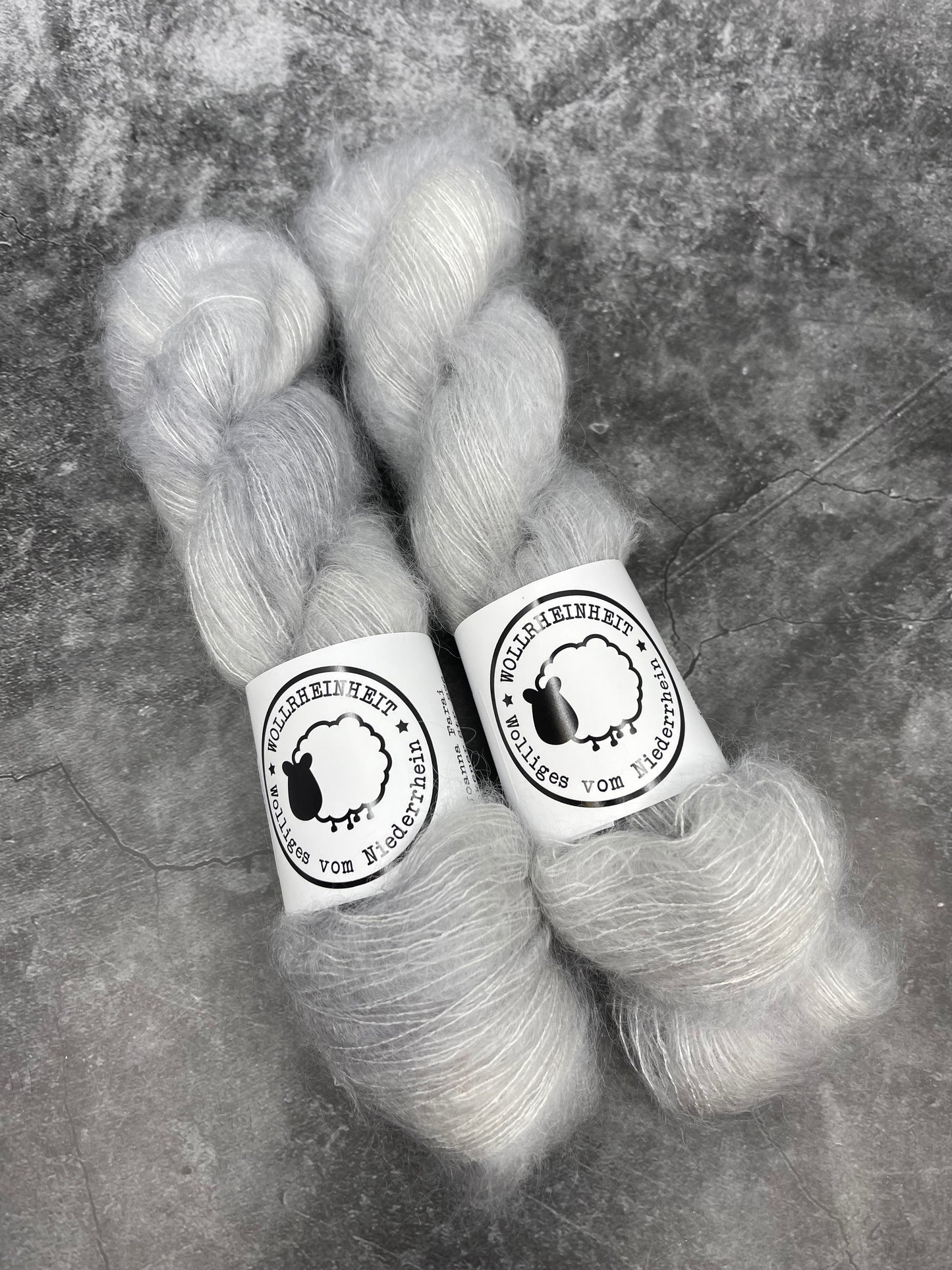 Garn ELFI Kid Mohair mit Seide - GREY