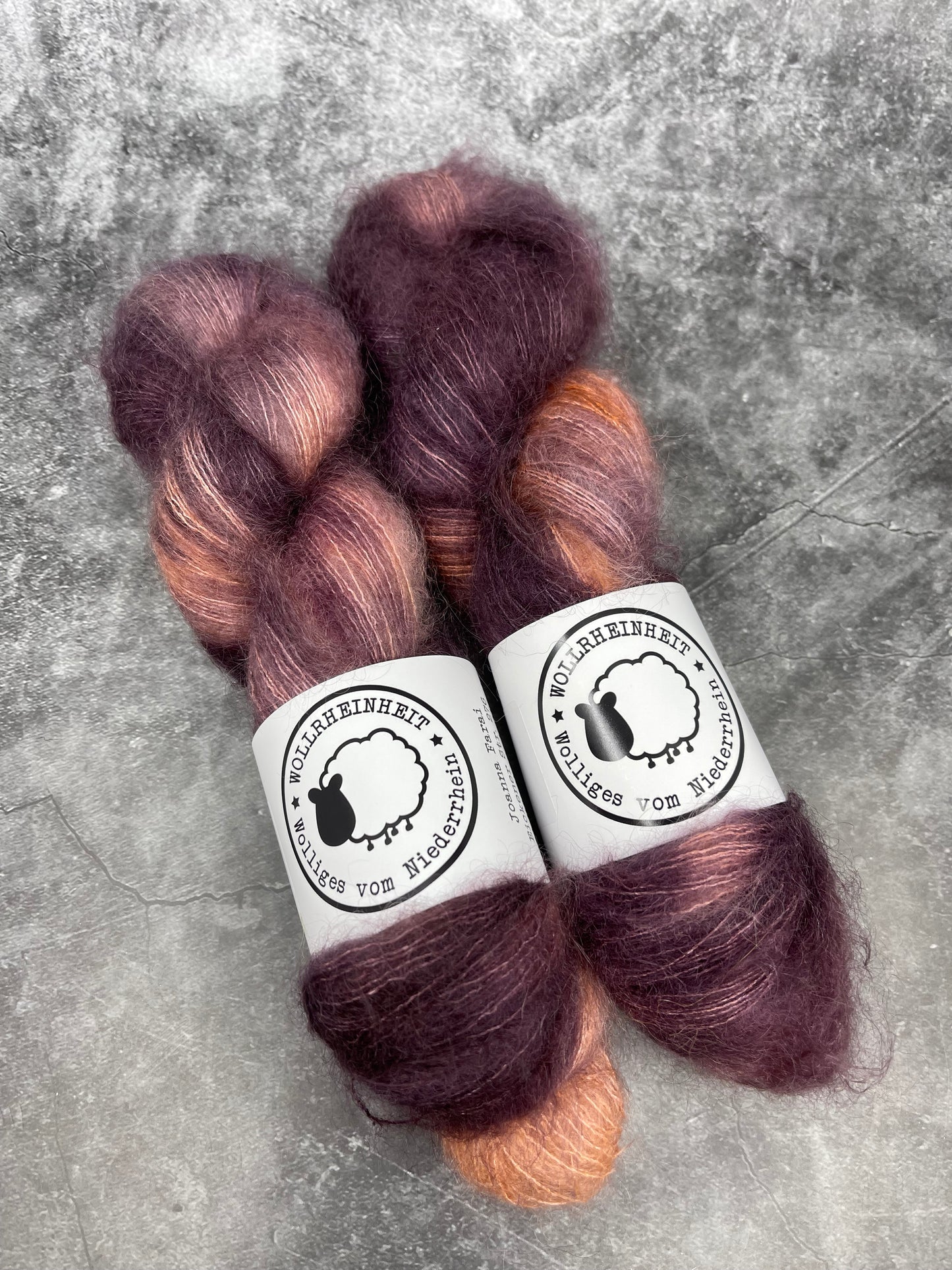 Garn ELFI Kid Mohair mit Seide - EGGPLANT