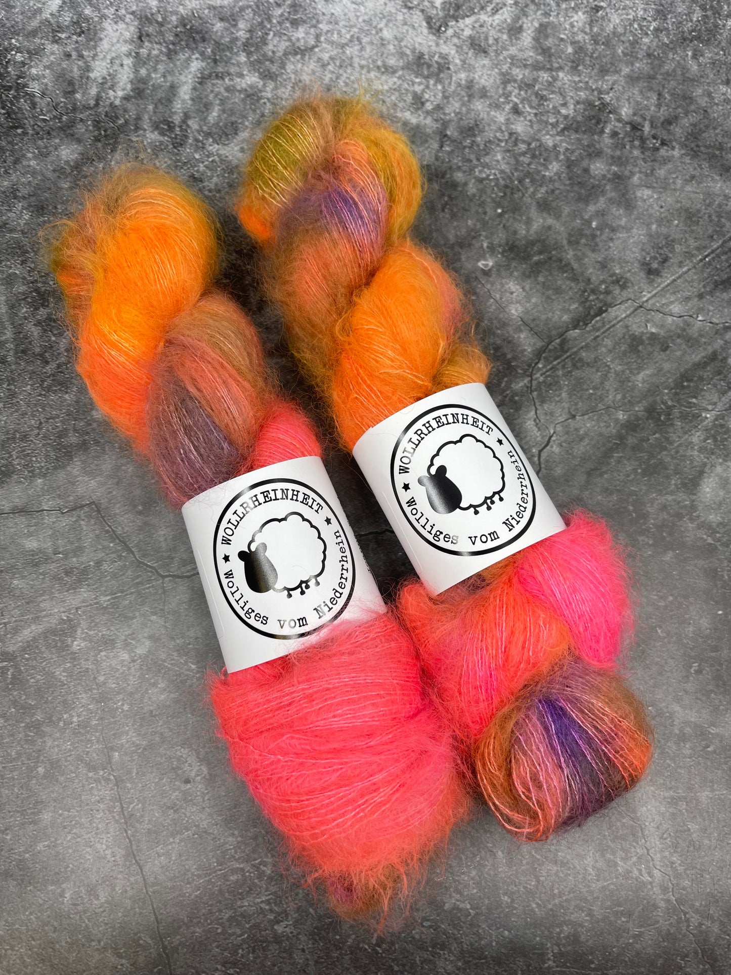 Garn ELFI Kid Mohair mit Seide - AUTUMN Neon Edition