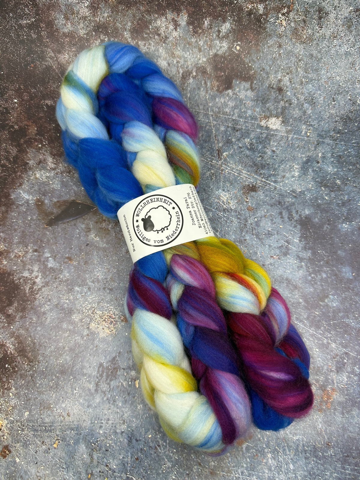 Merino Nylon Kammzug für weiche Sockenwolle No. 08