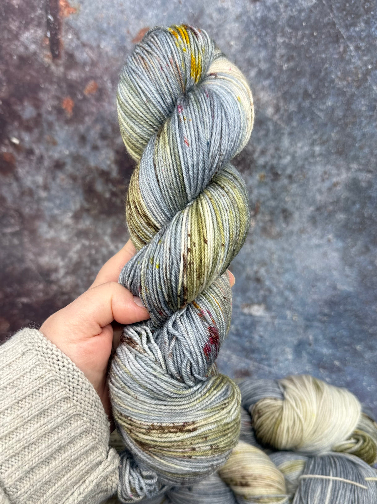 Fine Merino Socks FALL FOG