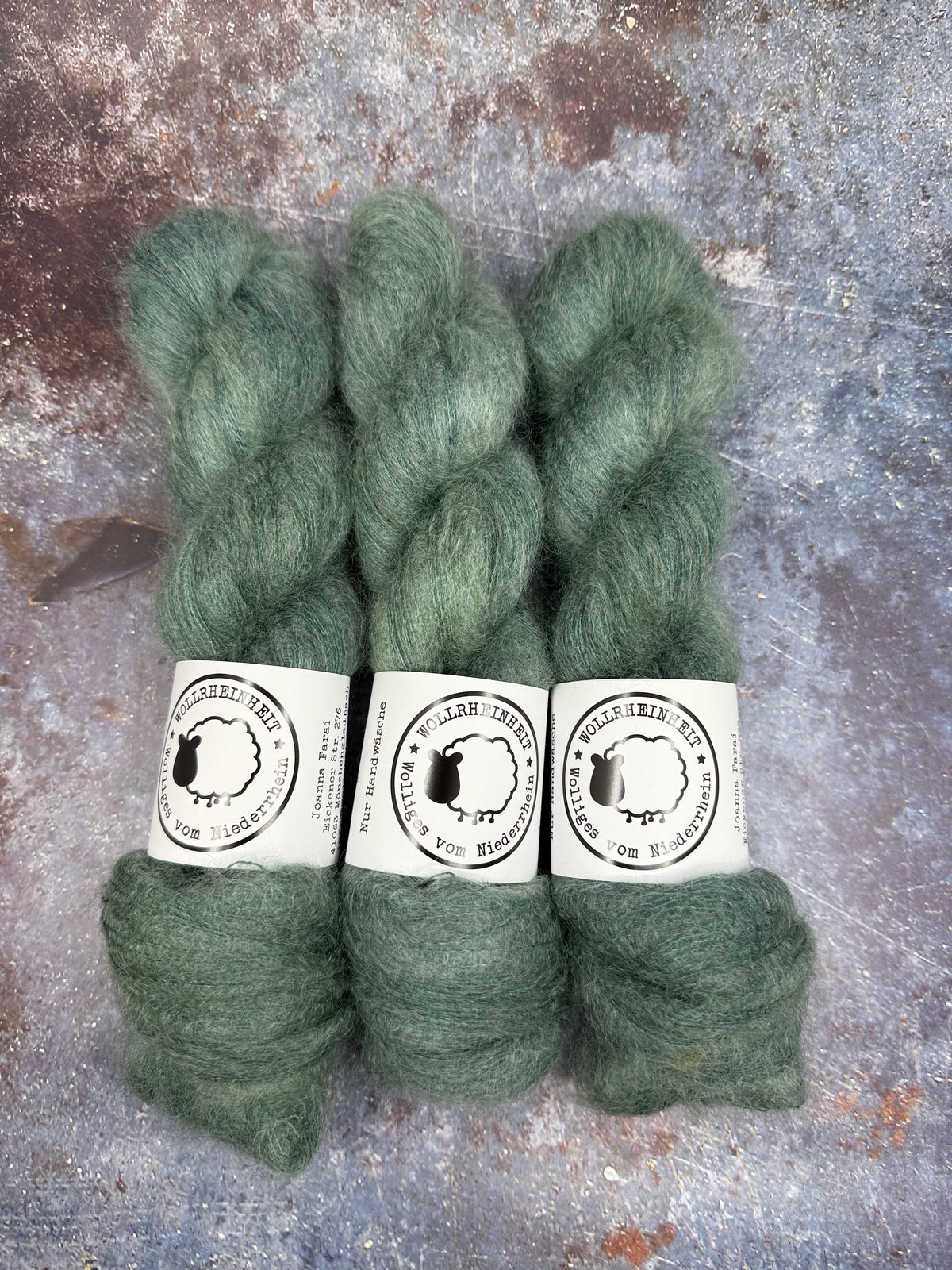 Zuckerwatte - Kid Mohair Seide DARK MUD