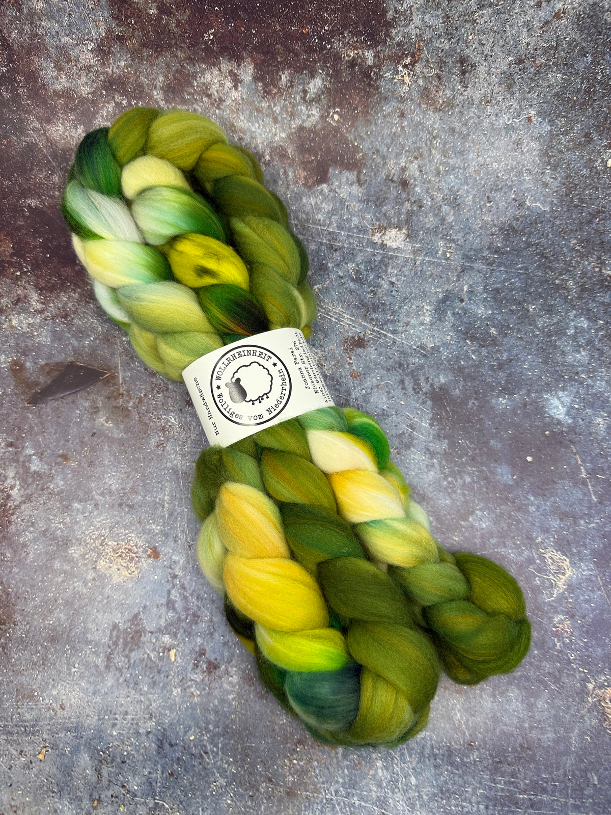 Merino Nylon Kammzug für weiche Sockenwolle No. 01