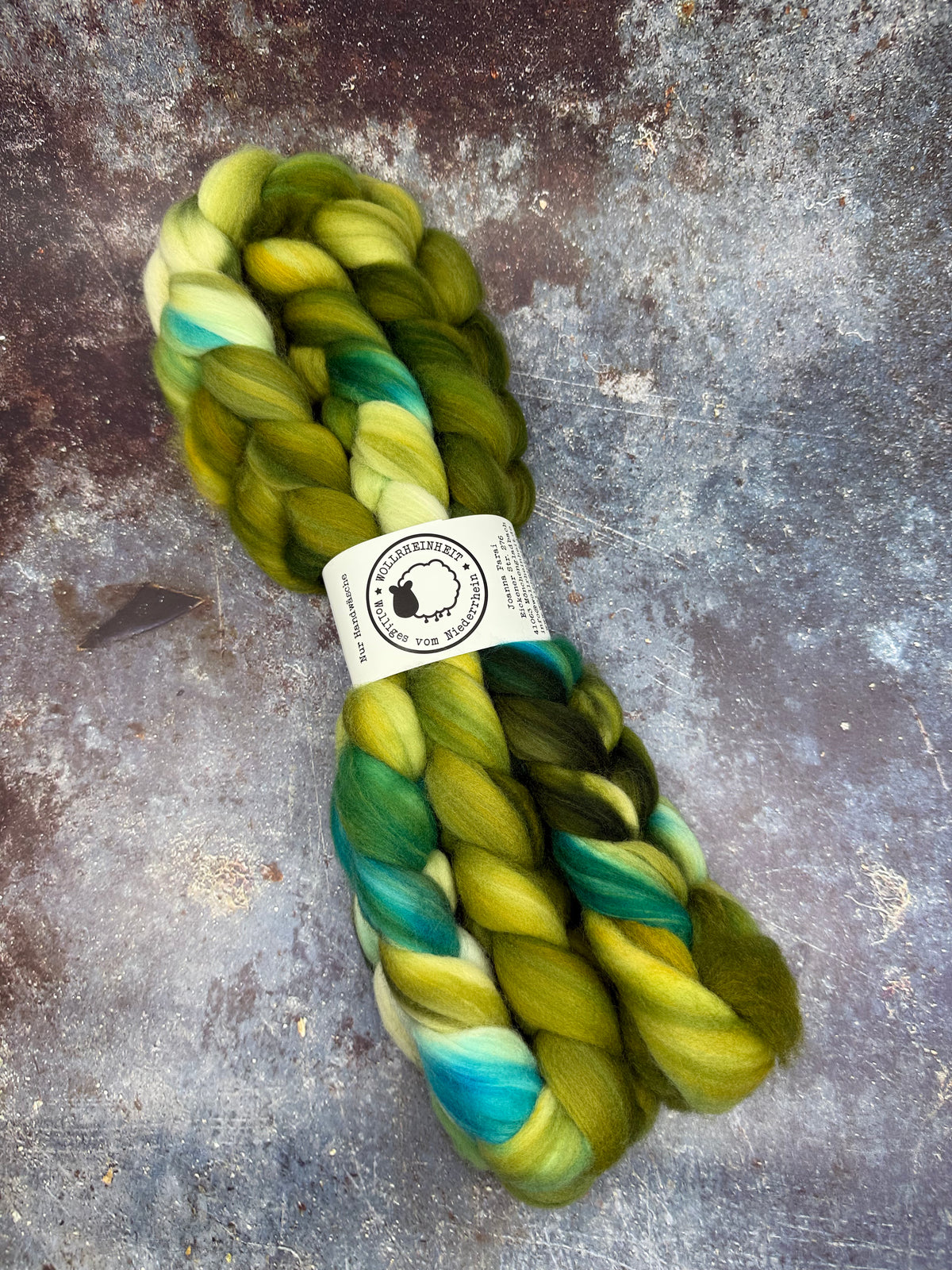 Merino Nylon Kammzug für weiche Sockenwolle No. 01