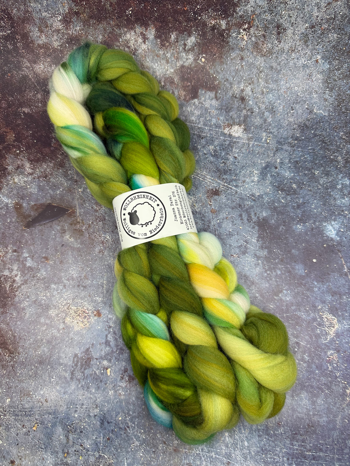 Merino Nylon Kammzug für weiche Sockenwolle No. 01