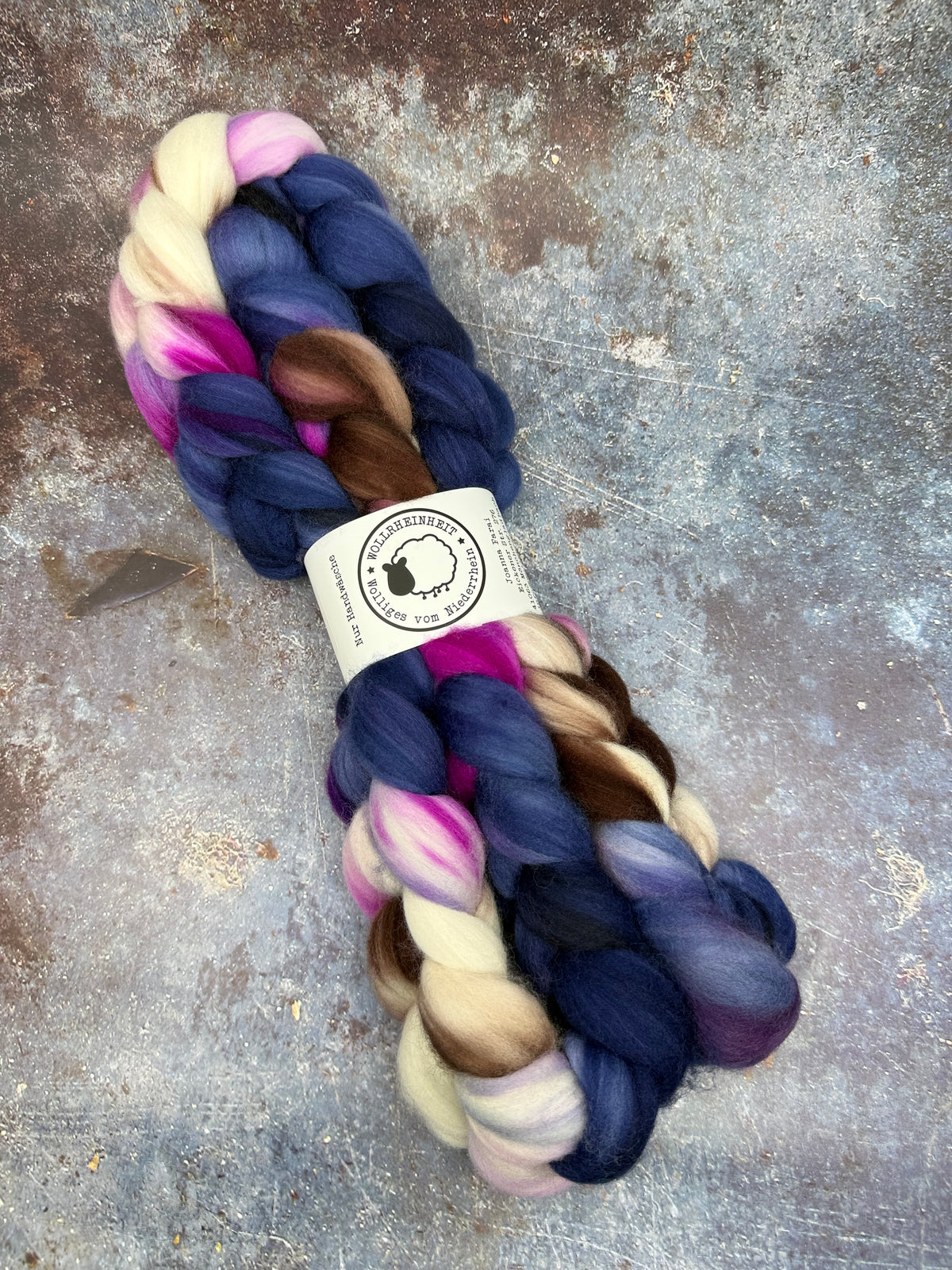 Merino Nylon Kammzug für weiche Sockenwolle No. 02