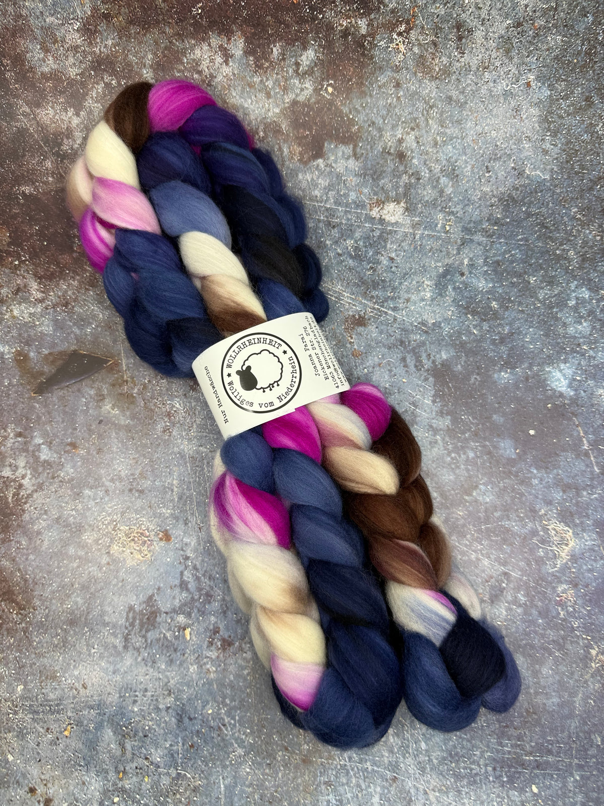 Merino Nylon Kammzug für weiche Sockenwolle No. 02