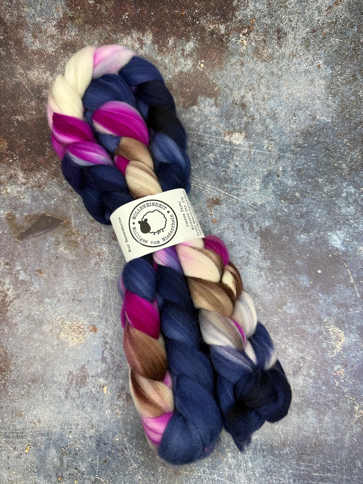 Merino Nylon Kammzug für weiche Sockenwolle No. 02