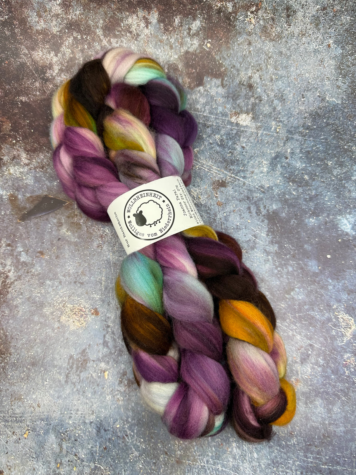 Merino Nylon Kammzug für weiche Sockenwolle No. 03
