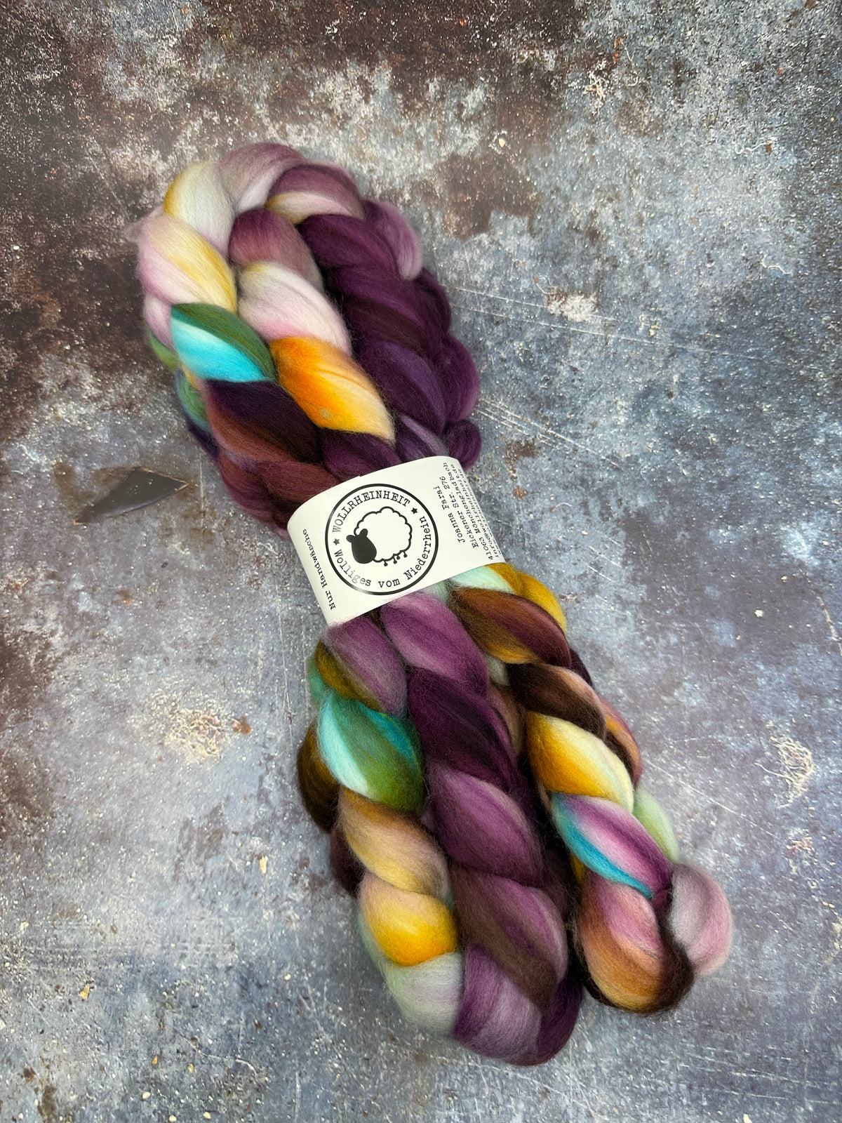 Merino Nylon Kammzug für weiche Sockenwolle No. 03