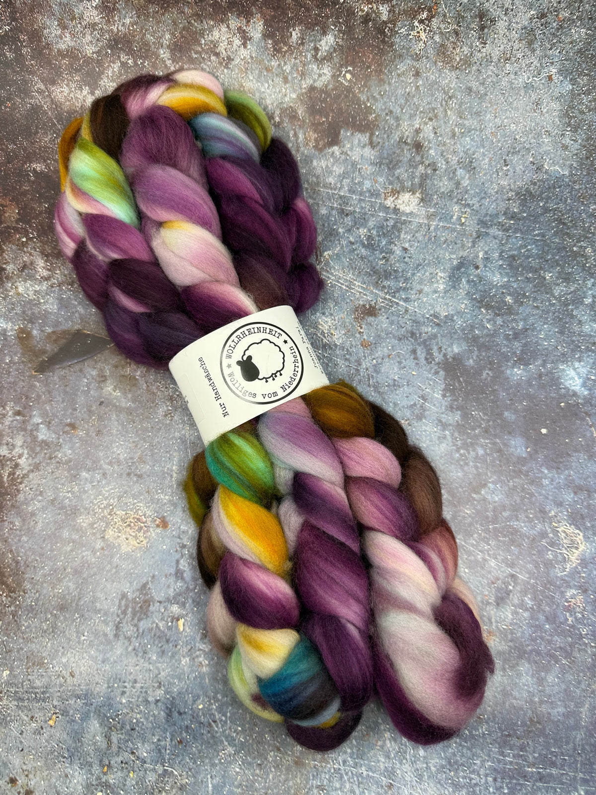 Merino Nylon Kammzug für weiche Sockenwolle No. 03