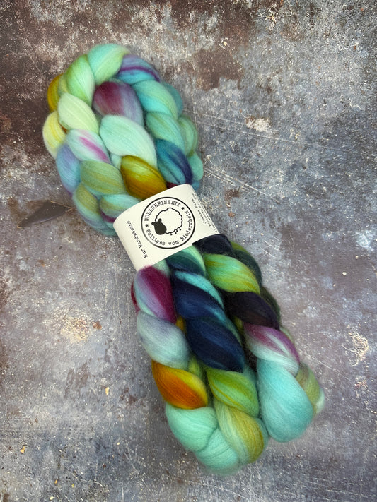 Merino Nylon Kammzug für weiche Sockenwolle No. 04