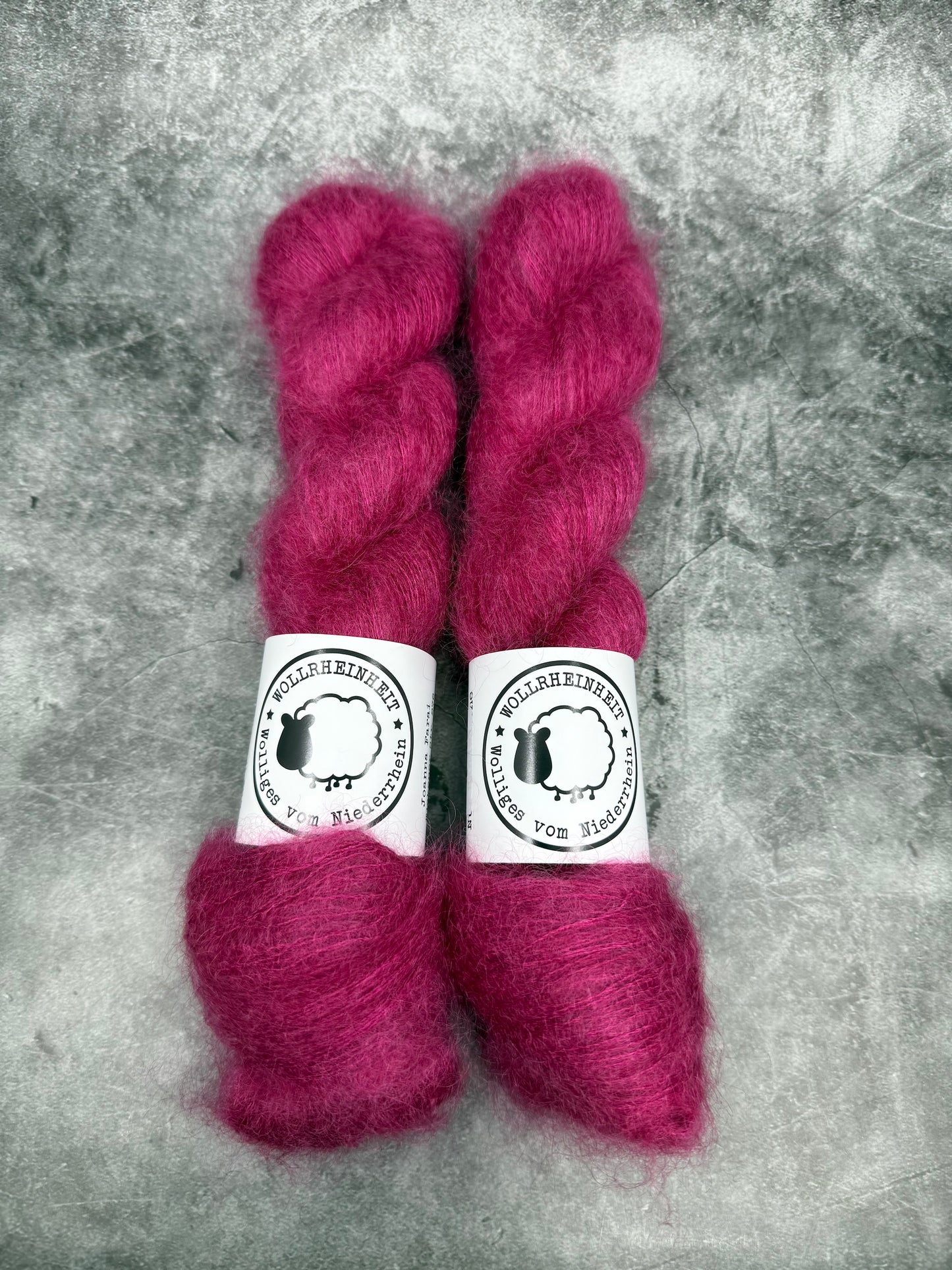 Zuckerwatte - Kid Mohair Seide BURGUND