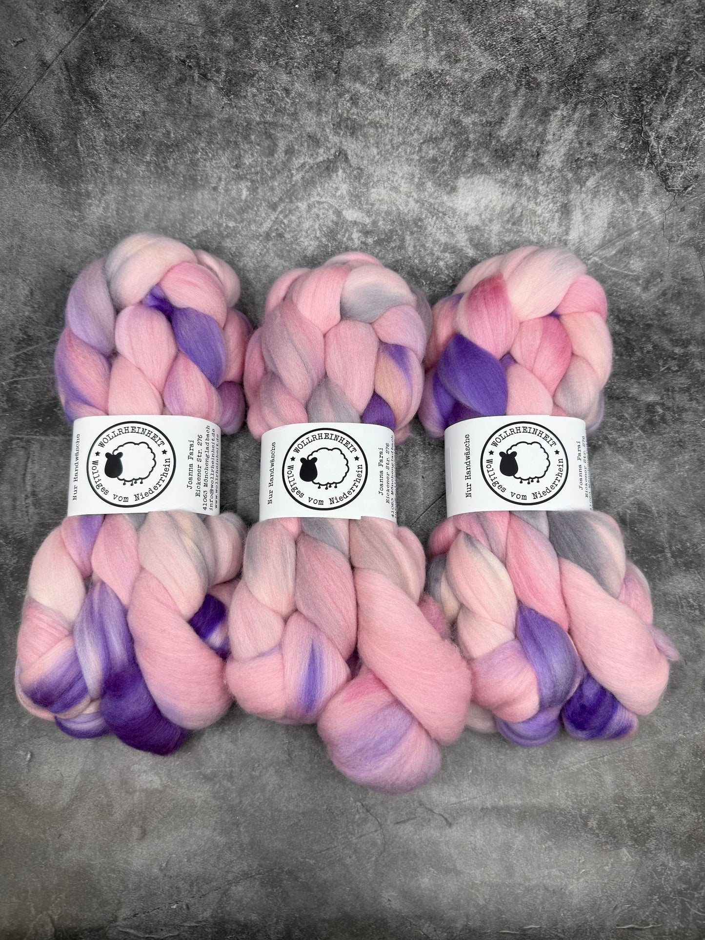 Merino 16 Kammzug OLD ROSE