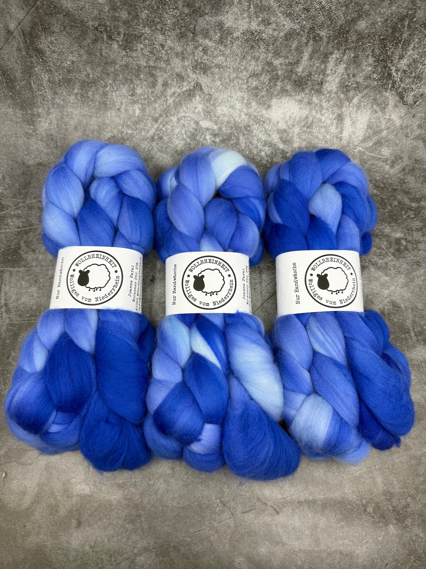 Merino 16 Kammzug BLUE