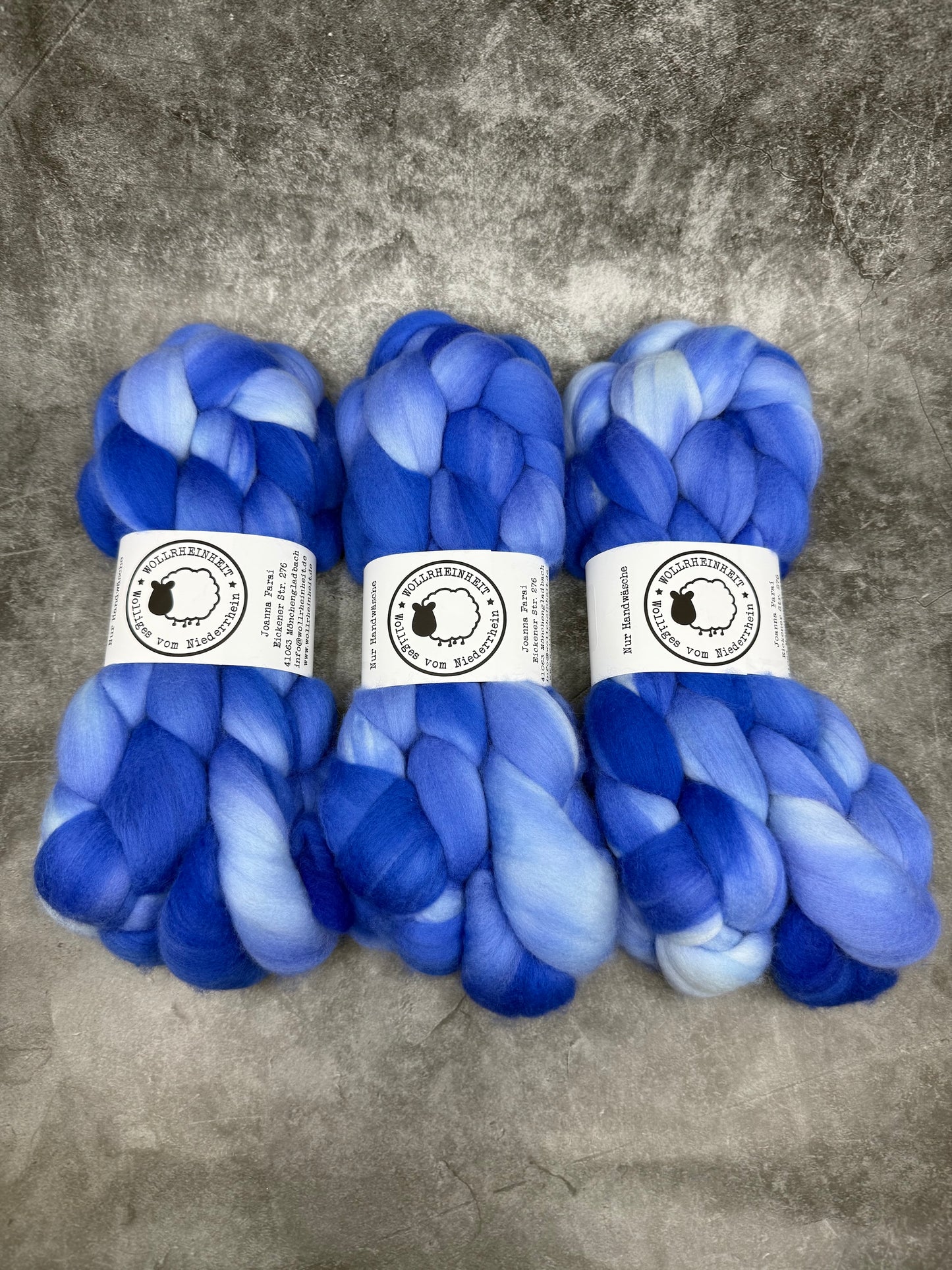 Merino 16 Kammzug BLUE