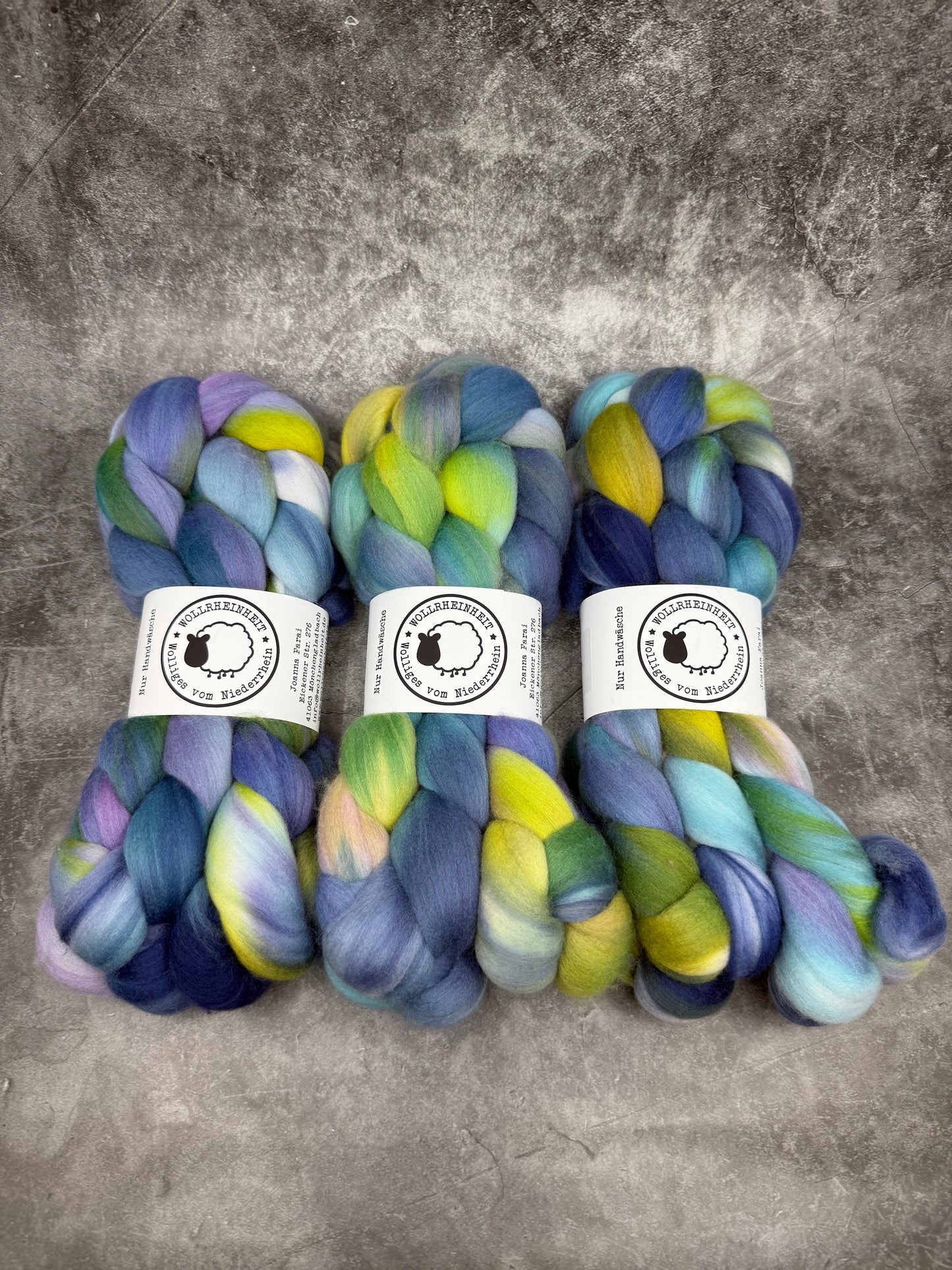 Merino 16 Kammzug MOSAIC TIDE