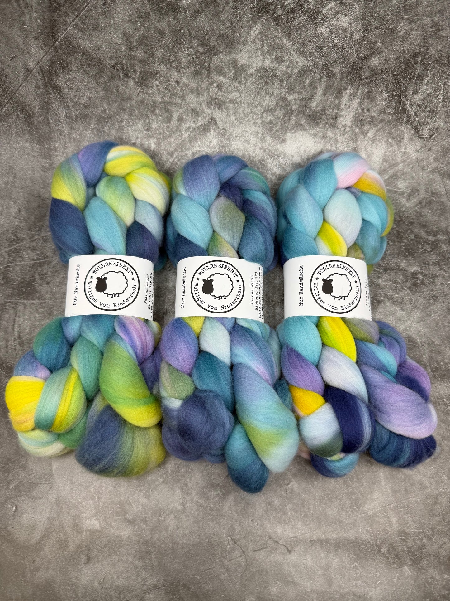 Merino 16 Kammzug MOSAIC TIDE