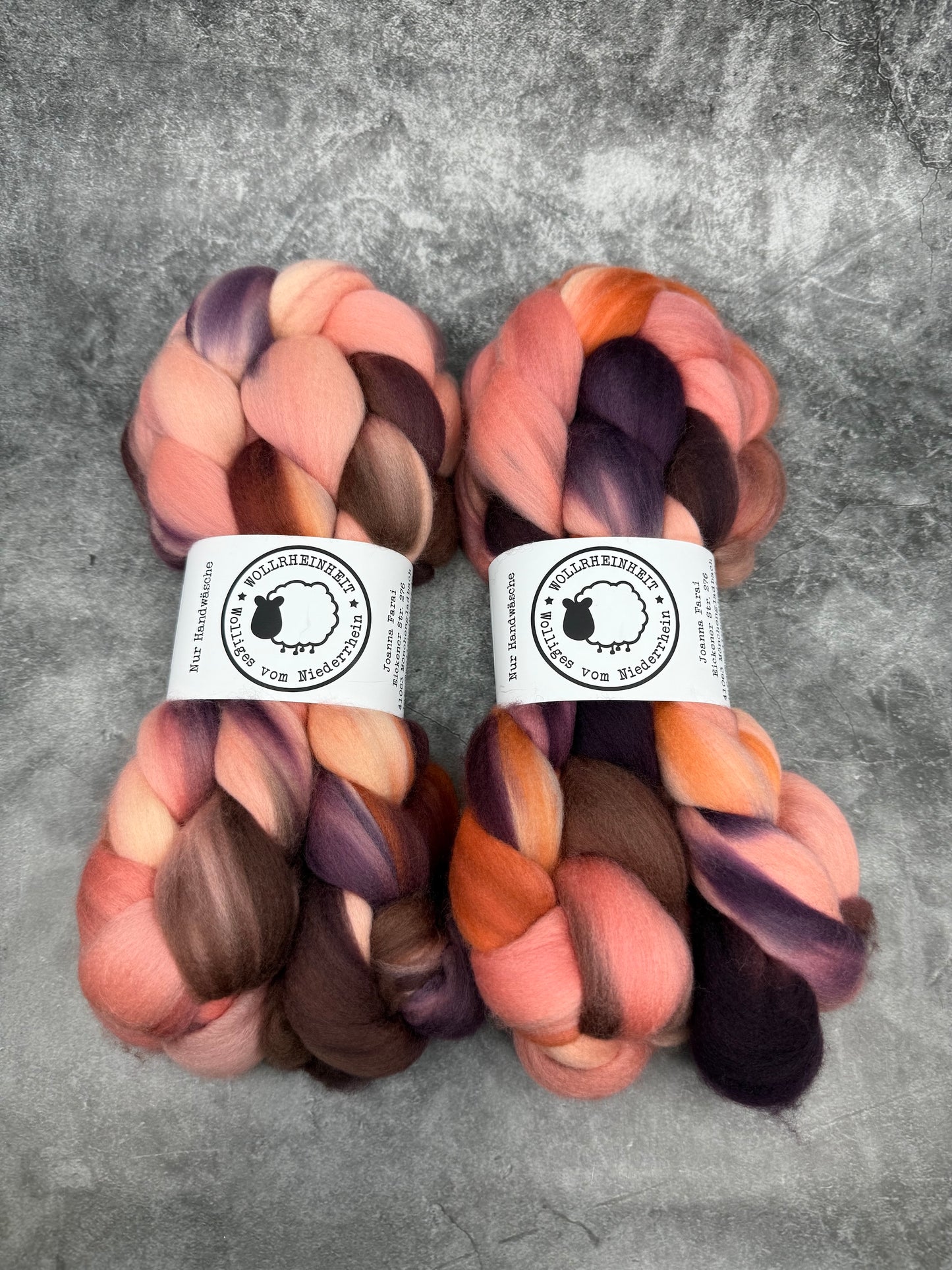 Merino 16 Kammzug CHILLI PEPPER