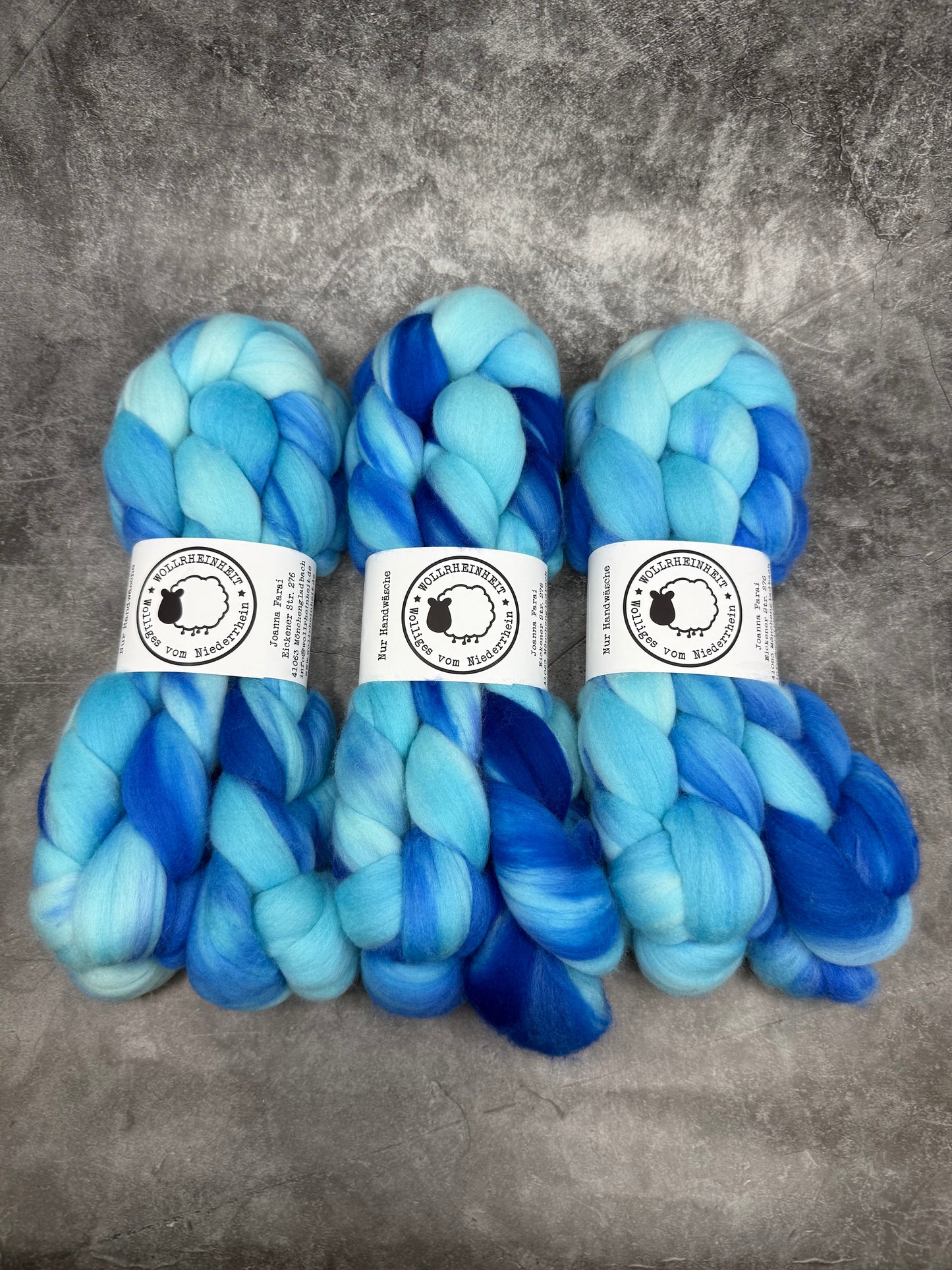 Merino 16 Kammzug BLUE LAGOON