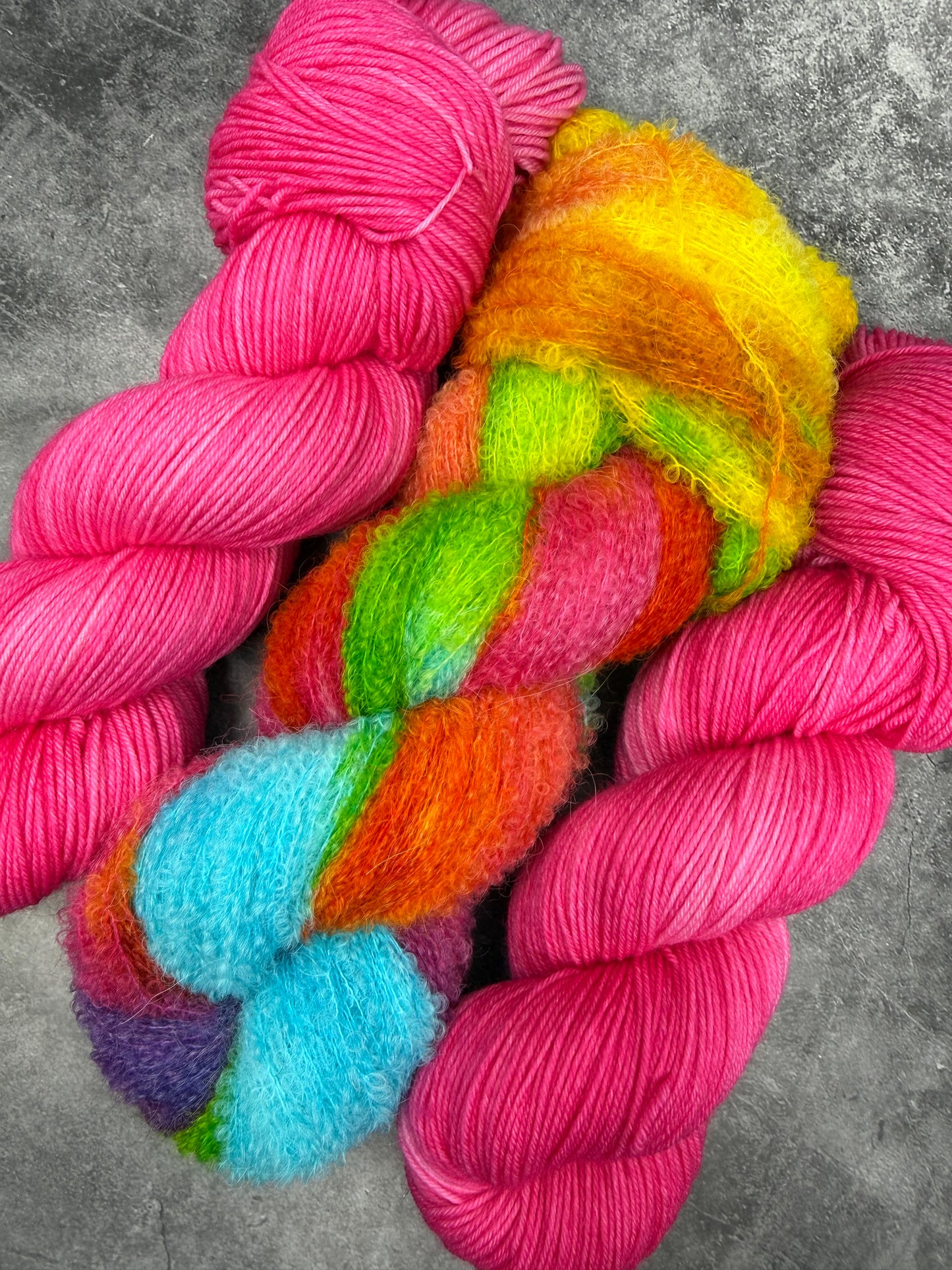 Strickset "Sonnenuntergang" für das Jäckchen "Wolke"